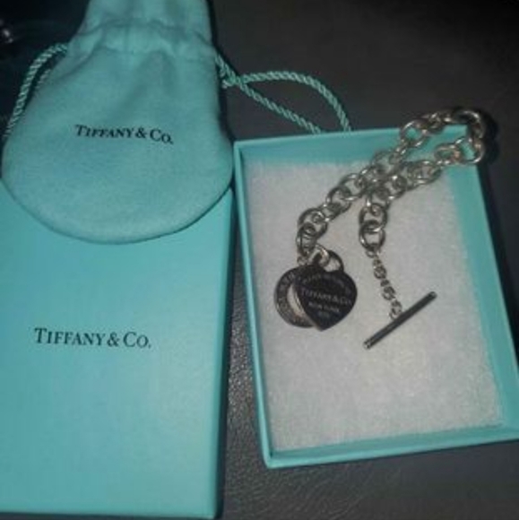 Tiffany heart tag toggle Bracelet - Picture 2 of 3